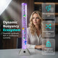 🥳2026 HOT SALE🥳💞50K+ SOLD! 💧🐠 50% OFF! USB Water Column Night Light – bubbling water, swimming fish & colour-changing LEDs. Calming sensory lamp for bedrooms & relaxation. Plug & play! 🌈💡