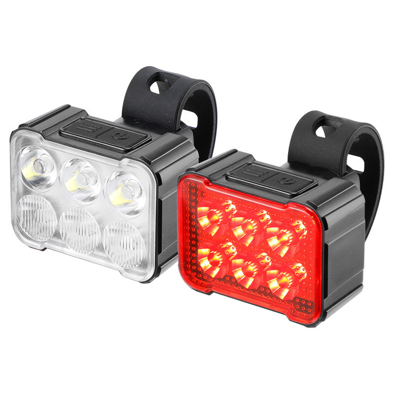 🥳2026 HOT SALE🥳💞50K+ SOLD! 🚲📱 50% OFF! Shockproof Bike Phone Mount + 6-LED Light Set – 180 lumens, Type-C rechargeable, dual independent lights, waterproof. Safe night cycling! 🛡️💪