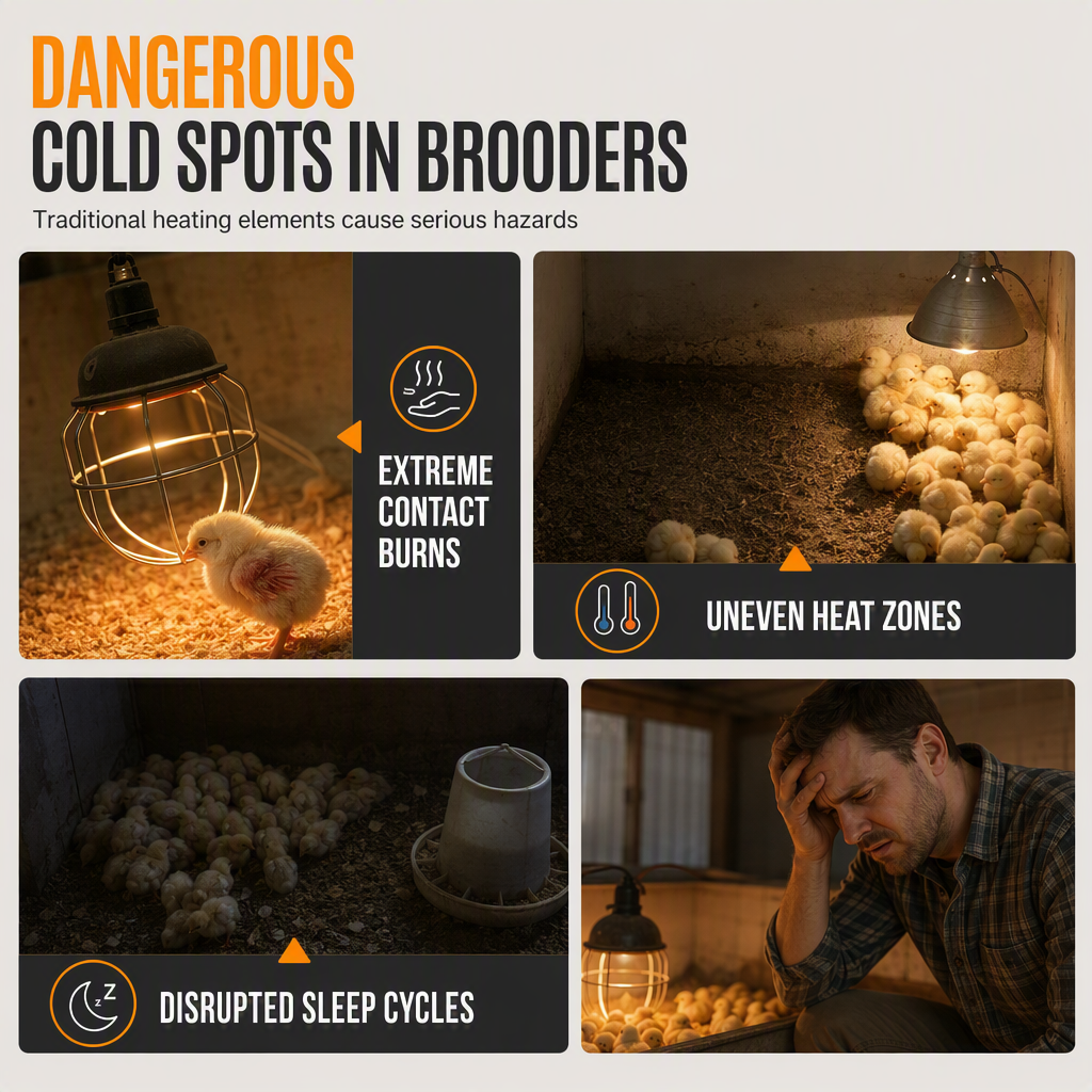 🥳2026 HOT SALE🥳💞50K+ SOLD! 🐥🔥 50% OFF! Intelligent Brooder Heater – digital temp control & forced-air circulation for even warmth. E27 screw-in, for chicks & small animals. Safe & compact! 🛡️✅