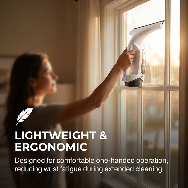 🥳2026 HOT SALE🥳💞50K+ SOLD! 🧊💙50% OFF! Electric Window Vacuum with Extension Rod – sucks up dirty water, streak-free silicone blade, 130cm reach. No ladder needed! 🏠✅
