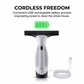 🥳2026 HOT SALE🥳💞50K+ SOLD! 🧊💙50% OFF! Electric Window Vacuum with Extension Rod – sucks up dirty water, streak-free silicone blade, 130cm reach. No ladder needed! 🏠✅