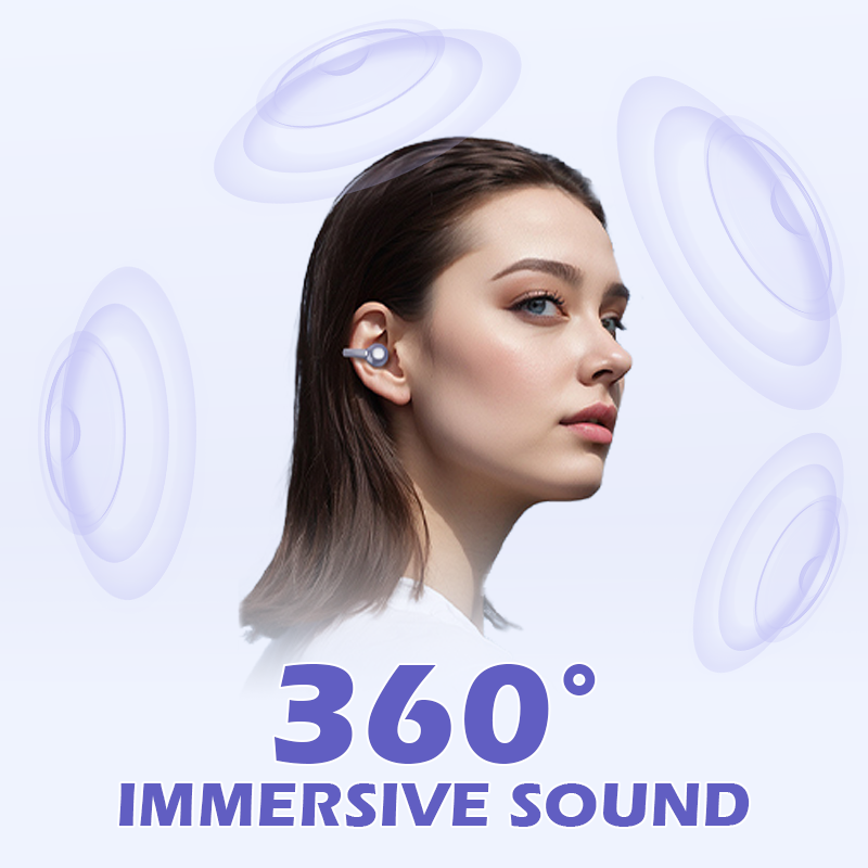 🥳2026 HOT SALE🥳💞50K+ SOLD! 🎧👂 50% OFF! Open-Ear Clip-On Bluetooth Earbuds – all-day comfort, immersive sound, leakage control, 8-10h battery, touch control. No ear pain! 🔋💪