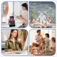 🥳2026 HOT SALE🥳💞50K+ SOLD! 🎵📱 50% OFF! 4-in-1 Wireless Speaker Stand – induction speaker, Bluetooth, phone stand & RGB light. 360° rotation, 2000mAh, IPX7 waterproof. Immersive sound anywhere! 🛡️🔋