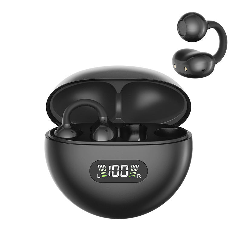 🥳2026 HOT SALE🥳💞50K+ SOLD! 🎧👂 50% OFF! Open-Ear Clip-On Bluetooth Earbuds – all-day comfort, immersive sound, leakage control, 8-10h battery, touch control. No ear pain! 🔋💪