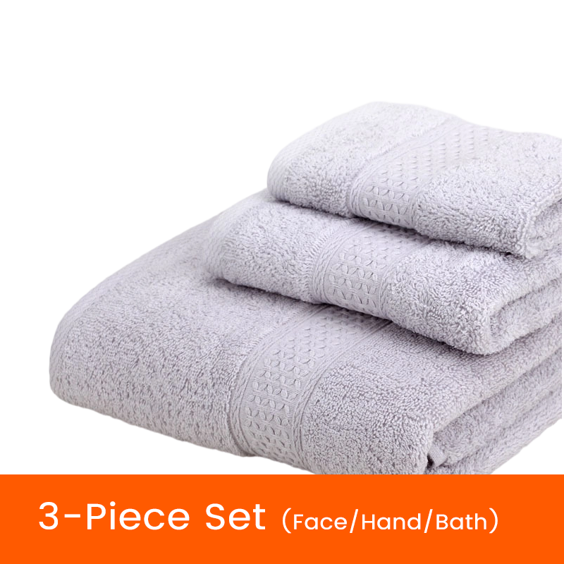 🥳2026 HOT SALE🥳💞50K+ SOLD! 🛁🧺 50% OFF! 3-Piece Bath Towel Set – high-density weave, quick-dry, plush thickness. Face, hand & bath towels. Spa comfort at home! ✨💚