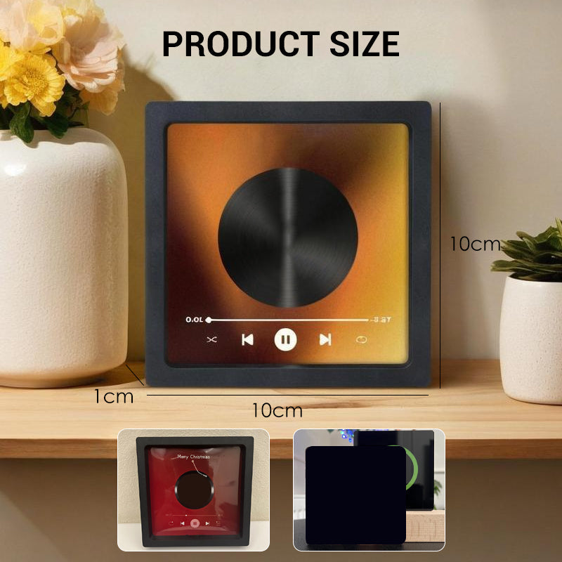 🥳2026 HOT SALE🥳💞50K+ SOLD! 🎵📸 50% OFF! Music Player Style Fridge Magnet – turn memories into melodies. Premium acrylic, strong magnetic grip, 10x10cm. A charming gift! 🧲💝