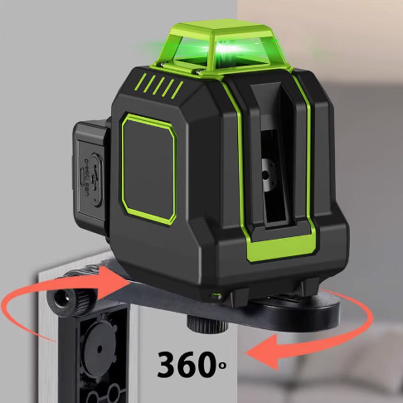 🥳2026 HOT SALE🥳💞50K+ SOLD! 📐✨ 50% OFF! 360° Green Beam Self-Leveling Laser Level – horizontal & vertical lines, bright green beam, magnetic holder. Accurate leveling indoors & outdoors! 🛡️💪