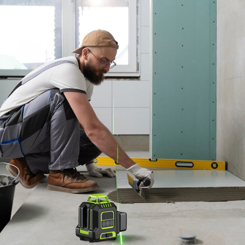 🥳2026 HOT SALE🥳💞50K+ SOLD! 📐✨ 50% OFF! 360° Green Beam Self-Leveling Laser Level – horizontal & vertical lines, bright green beam, magnetic holder. Accurate leveling indoors & outdoors! 🛡️💪