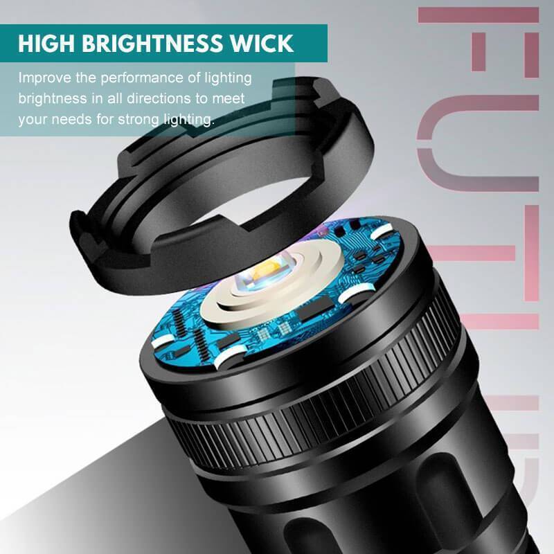 🥳2026 HOT SALE🥳💞50K+ SOLD! 🔦⚡ 50% OFF! Mini Flexible Bright Flashlight – 1000 lumens, 800m range, 3 modes, IPX4 waterproof. USB rechargeable, 180-min runtime. Durable & compact! 🛡️💪