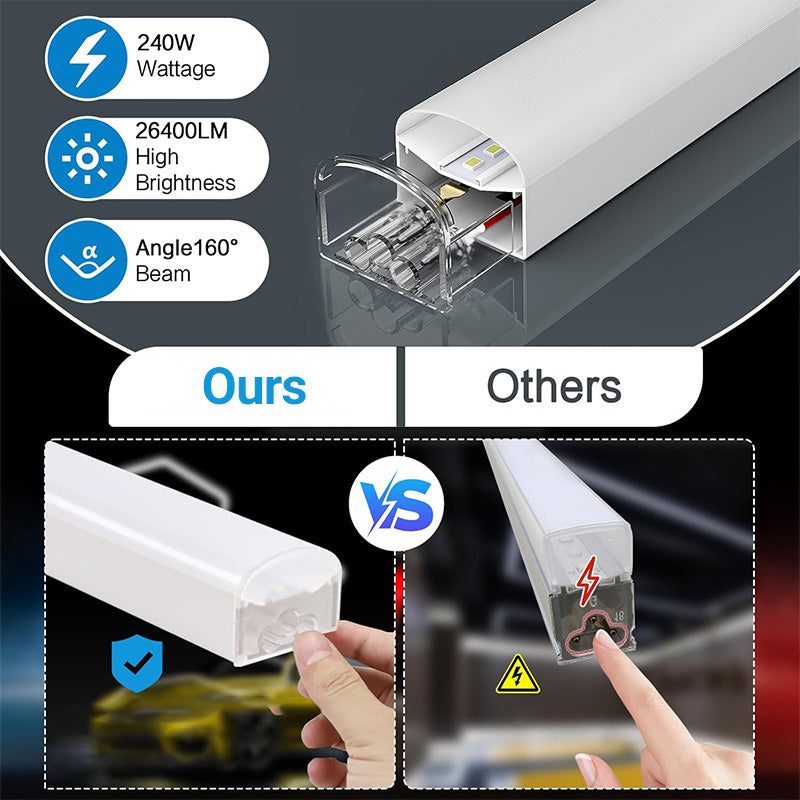 🥳2026 HOT SALE🥳💞50K+ SOLD! 💡🏠 50% OFF! Hexagon LED Garage Light – 6000LM ultra-bright, 5 adjustable panels, no dark spots. E26 easy install, dustproof & 50,000h. Light up your garage! 🔧💪
