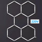 🥳2026 HOT SALE🥳💞50K+ SOLD! 💡🏠 50% OFF! Hexagon LED Garage Light – 6000LM ultra-bright, 5 adjustable panels, no dark spots. E26 easy install, dustproof & 50,000h. Light up your garage! 🔧💪