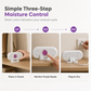 🥳2026 HOT SALE🥳💞50K+ SOLD! 🧺💧 50% OFF! Mini Reusable Dehumidifier – 360° air intake, visual indicator, USB rechargeable. Keeps wardrobes & bathrooms dry, no more musty smells! ✨✅