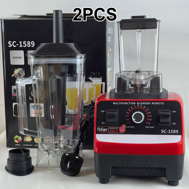 🥳2026 HOT SALE🥳💞50K+ SOLD! 🥤⚡ 50% OFF! High-Speed Countertop Blender – 4500W motor, 15 speeds, 6-leaf steel blades. Crushes ice, blends soups & smoothies. 2L family size! 💪✅
