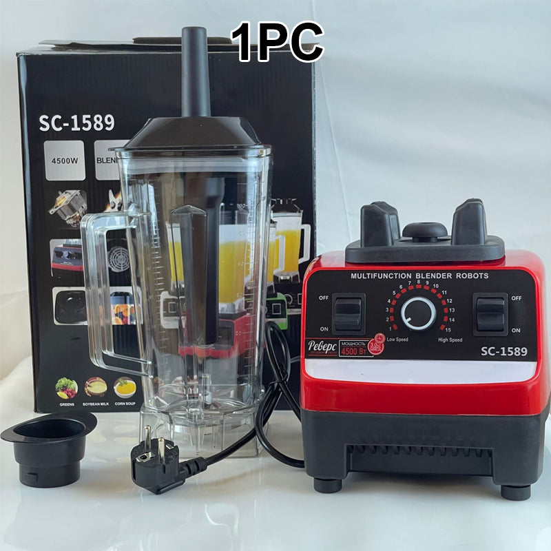 🥳2026 HOT SALE🥳💞50K+ SOLD! 🥤⚡ 50% OFF! High-Speed Countertop Blender – 4500W motor, 15 speeds, 6-leaf steel blades. Crushes ice, blends soups & smoothies. 2L family size! 💪✅