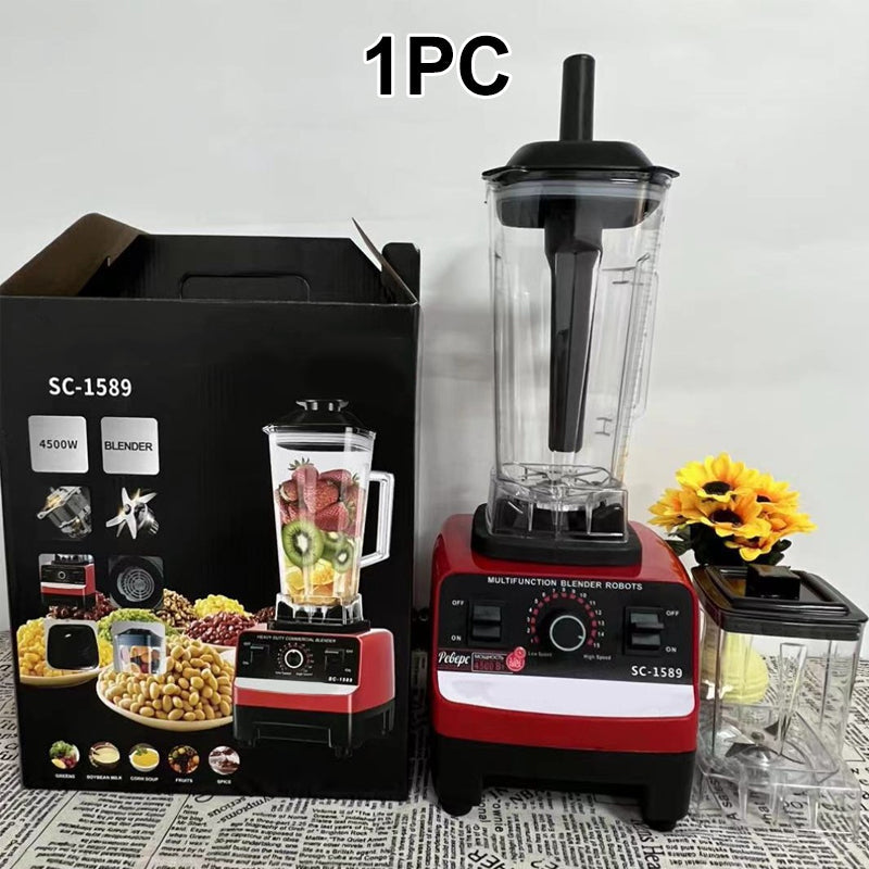 🥳2026 HOT SALE🥳💞50K+ SOLD! 🥤⚡ 50% OFF! High-Speed Countertop Blender – 4500W motor, 15 speeds, 6-leaf steel blades. Crushes ice, blends soups & smoothies. 2L family size! 💪✅