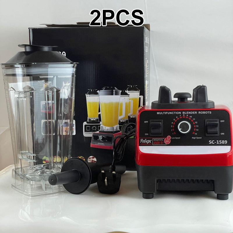 🥳2026 HOT SALE🥳💞50K+ SOLD! 🥤⚡ 50% OFF! High-Speed Countertop Blender – 4500W motor, 15 speeds, 6-leaf steel blades. Crushes ice, blends soups & smoothies. 2L family size! 💪✅