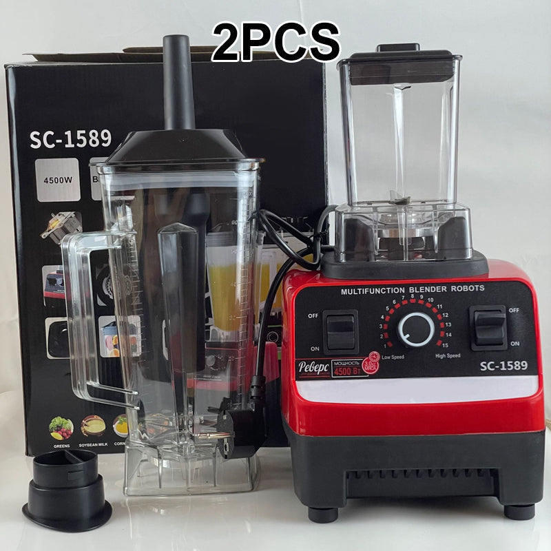 🥳2026 HOT SALE🥳💞50K+ SOLD! 🥤⚡ 50% OFF! High-Speed Countertop Blender – 4500W motor, 15 speeds, 6-leaf steel blades. Crushes ice, blends soups & smoothies. 2L family size! 💪✅