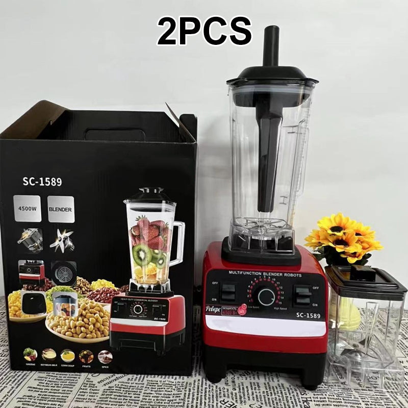 🥳2026 HOT SALE🥳💞50K+ SOLD! 🥤⚡ 50% OFF! High-Speed Countertop Blender – 4500W motor, 15 speeds, 6-leaf steel blades. Crushes ice, blends soups & smoothies. 2L family size! 💪✅