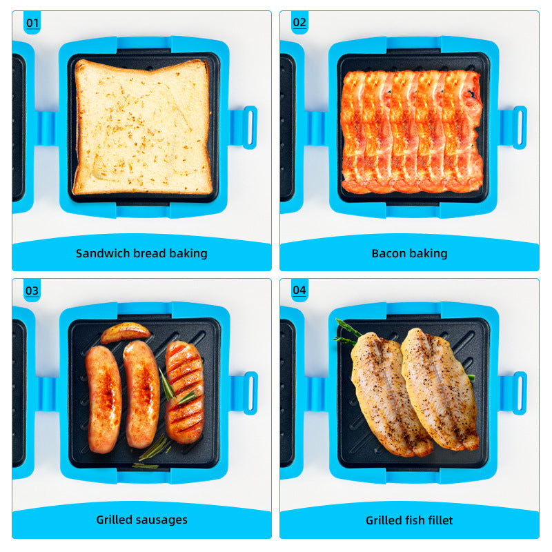 🥳2026 HOT SALE🥳💞50K+ SOLD! 🥪🔥 50% OFF! Microwave Toaster & Sandwich Maker – non-stick, microwave & oven safe, dishwasher friendly. Quick hot breakfasts & easy clean-up! 🍽️✅