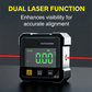 🥳2026 HOT SALE🥳💞50K+ SOLD! 📐🔦 50% OFF! 4-Side Magnetic Digital Angle Gauge – dual laser, 360° magnetic, ±0.2° accuracy. Hands-free precision for DIY & carpentry! 🛡️💪