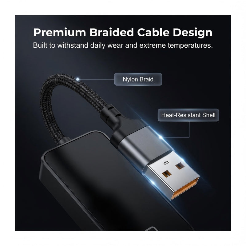 🥳2026 HOT SALE🥳💞50K+ SOLD! 🚗📱 50% OFF! 2-in-1 Wireless Car Adapter – auto-connect, 5GHz fast transmission, braided cable, ultra-compact. No more messy dashboard cables! ✨✅