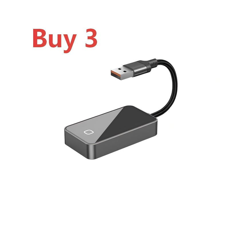 🥳2026 HOT SALE🥳💞50K+ SOLD! 🚗📱 50% OFF! 2-in-1 Wireless Car Adapter – auto-connect, 5GHz fast transmission, braided cable, ultra-compact. No more messy dashboard cables! ✨✅