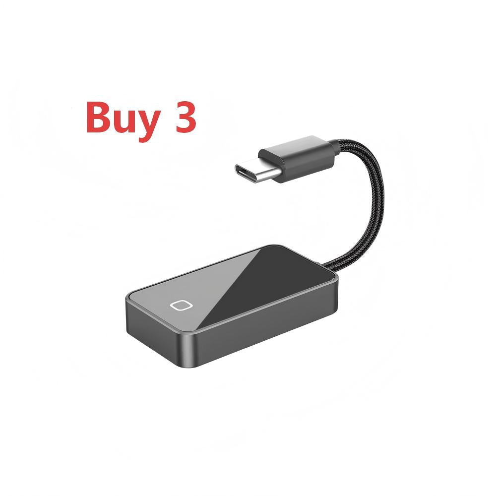 🥳2026 HOT SALE🥳💞50K+ SOLD! 🚗📱 50% OFF! 2-in-1 Wireless Car Adapter – auto-connect, 5GHz fast transmission, braided cable, ultra-compact. No more messy dashboard cables! ✨✅