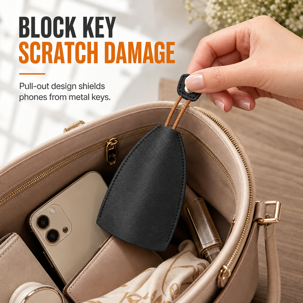 🥳2026 HOT SALE🥳💞50K+ SOLD! 🔑🛡️ 50% OFF! Cute Cartoon Pull-Out Car Key Case – PU leather protects keys & screens from scratches. Fits car remotes & house keys. No more pocket damage! ✨✅