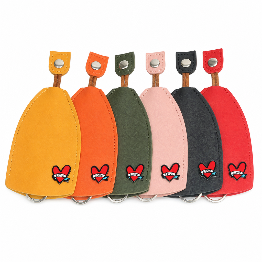 🥳2026 HOT SALE🥳💞50K+ SOLD! 🔑🛡️ 50% OFF! Cute Cartoon Pull-Out Car Key Case – PU leather protects keys & screens from scratches. Fits car remotes & house keys. No more pocket damage! ✨✅