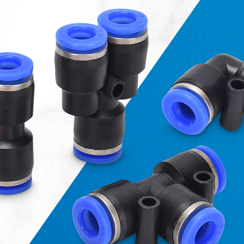 🥳2026 HOT SALE🥳💞50K+ SOLD! 🔧💨 50% OFF! 1/4" Pneumatic Fittings Kit – push-to-connect, 360° swivel, no tools needed. Durable nylon for air hose & compressor. 40/60 pcs! 🛠️✅