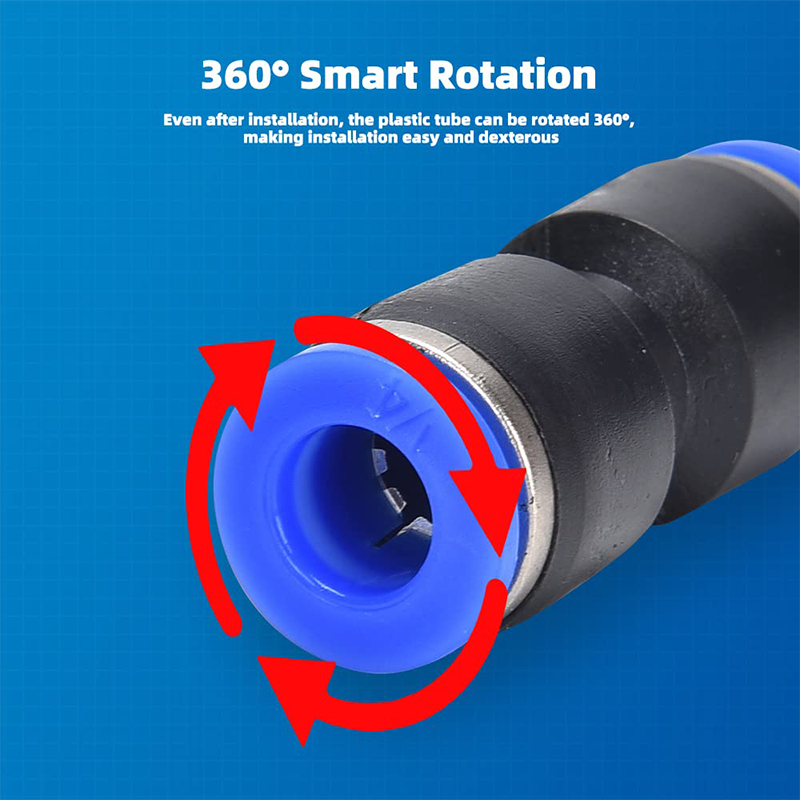 🥳2026 HOT SALE🥳💞50K+ SOLD! 🔧💨 50% OFF! 1/4" Pneumatic Fittings Kit – push-to-connect, 360° swivel, no tools needed. Durable nylon for air hose & compressor. 40/60 pcs! 🛠️✅