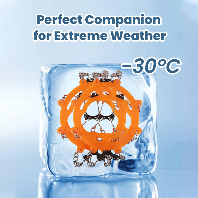 🥳2026 HOT SALE🥳💞50K+ SOLD! 🥾❄️ 50% OFF! Anti-Slip Crampons for Shoes & Boots – ice grips with spikes for hiking, walking & winter traction. Stay safe on snow & ice! 🏔️🛡️