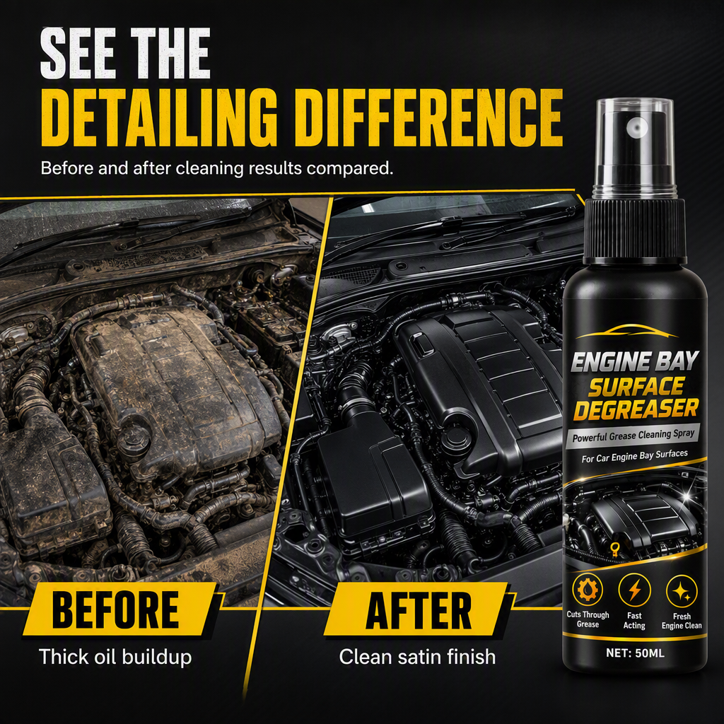 🥳2026 HOT SALE🥳💞50K+ SOLD! 🚗🧼 50% OFF! Car Engine Bay Cleaner & Degreaser – dissolves heavy grease & baked-on oil on contact, no scrubbing. Restores like-new finish! 🔧💪