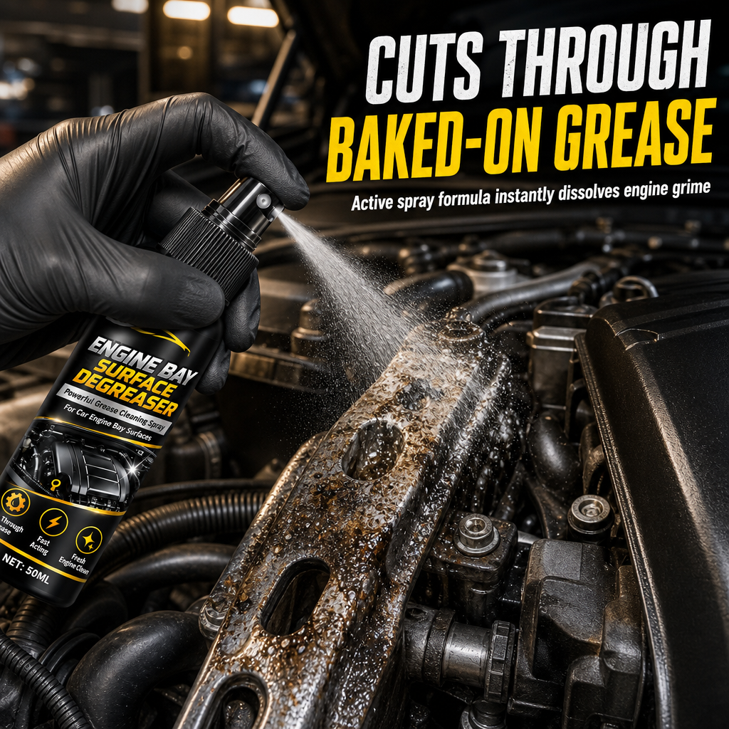 🥳2026 HOT SALE🥳💞50K+ SOLD! 🚗🧼 50% OFF! Car Engine Bay Cleaner & Degreaser – dissolves heavy grease & baked-on oil on contact, no scrubbing. Restores like-new finish! 🔧💪