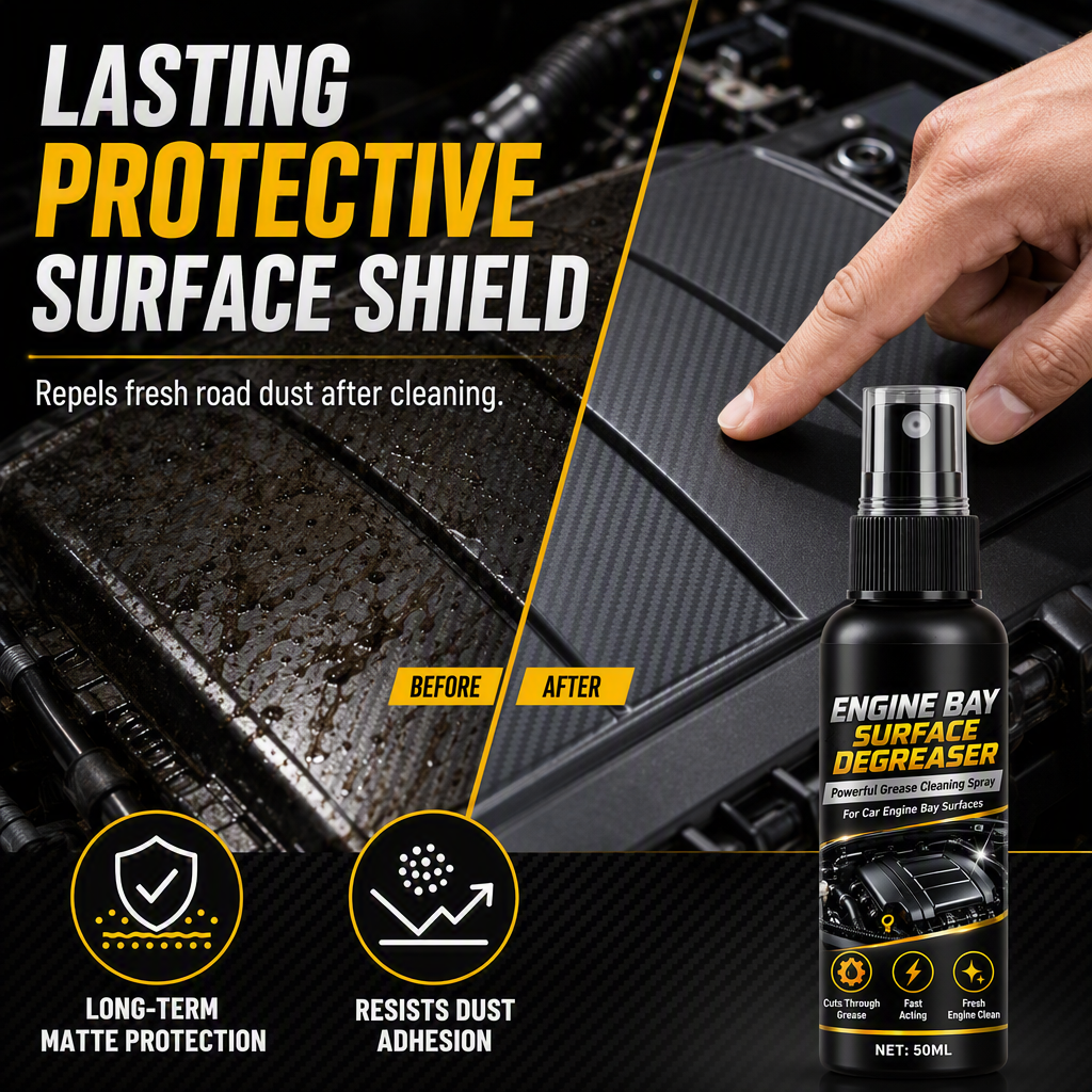 🥳2026 HOT SALE🥳💞50K+ SOLD! 🚗🧼 50% OFF! Car Engine Bay Cleaner & Degreaser – dissolves heavy grease & baked-on oil on contact, no scrubbing. Restores like-new finish! 🔧💪