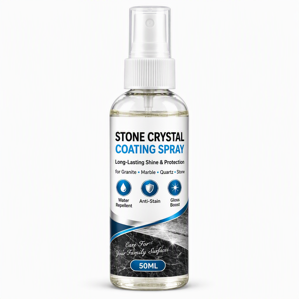 🥳2026 HOT SALE🥳💞50K+ SOLD! ✨🪨 50% OFF! Stone Nanocrystal Plating Spray – restores shine, seals & protects marble, granite & quartz. Water-repellent, easy 3-step application! 🛡️💎