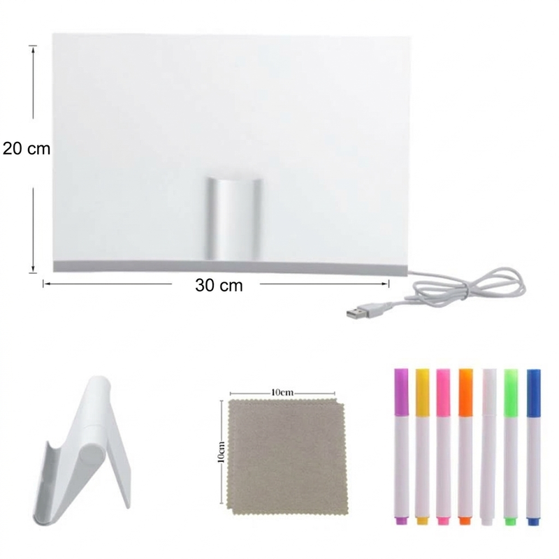 🥳2026 HOT SALE🥳💞50K+ SOLD! 🎨✨ 50% OFF! Kids DIY Illuminated Erasable Drawing Board – soft LED, reusable acrylic, doubles as night light. Endless creative fun! 🛡️💚