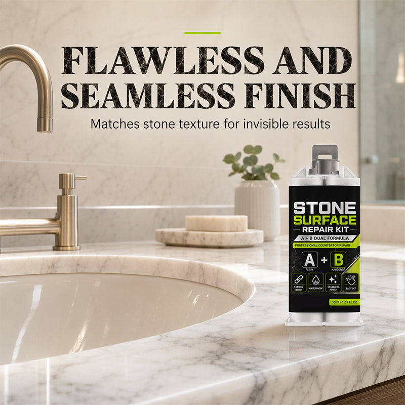 🥳2026 HOT SALE🥳💞50K+ SOLD! 🪨🔧 50% OFF! Professional Stone Repair Paste – A+B formula fixes cracks, chips & gaps in marble, quartz & granite. Easy DIY, smooth finish! ✨🛡️