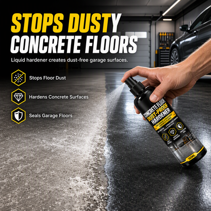 🥳2026 HOT SALE🥳💞50K+ SOLD! 🏠🧱 50% OFF! Garage Cement Floor Dusting Hardener – seals & hardens concrete, stops dust for good. Simple 3-step application! 🛡️💪