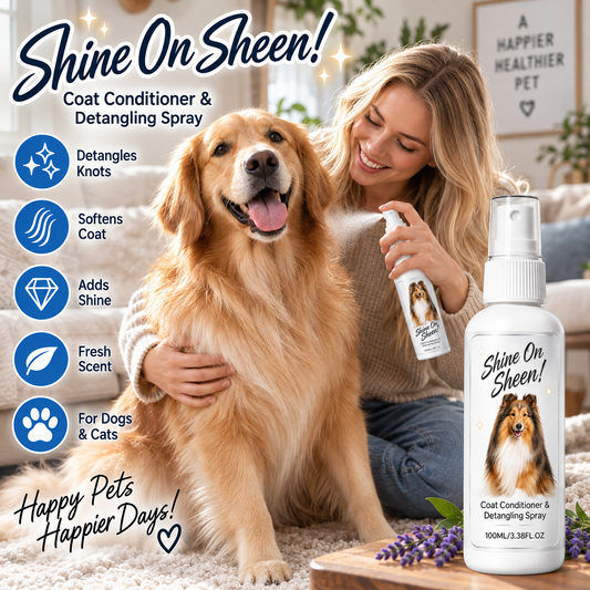🥳2026 HOT SALE🥳💞50K+ SOLD! 🐾✨ 50% OFF! Pet Detangling Spray – loosens stubborn knots, softens & shines coat. Wet/dry use, calming lavender scent. Stress-free grooming! 🛡️💚