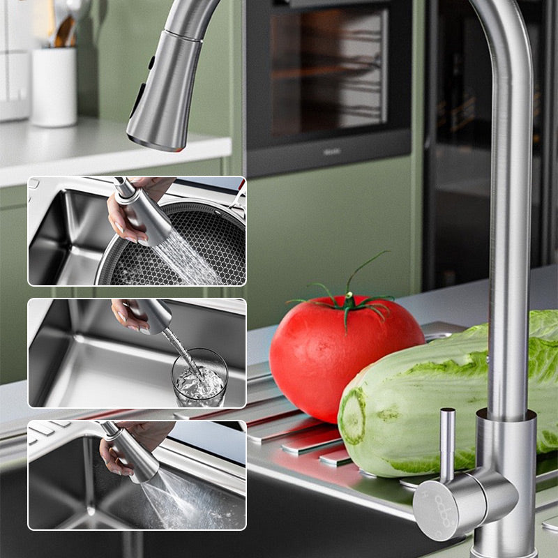 🥳2026 HOT SALE🥳💞50K+ SOLD! 🚿💧 50% OFF! 3-Mode Rotating Faucet Extender – 9 adapters for kitchen & bathroom, flexible reach & less splash. Easy upgrade, no full tap replacement! ✨🔧