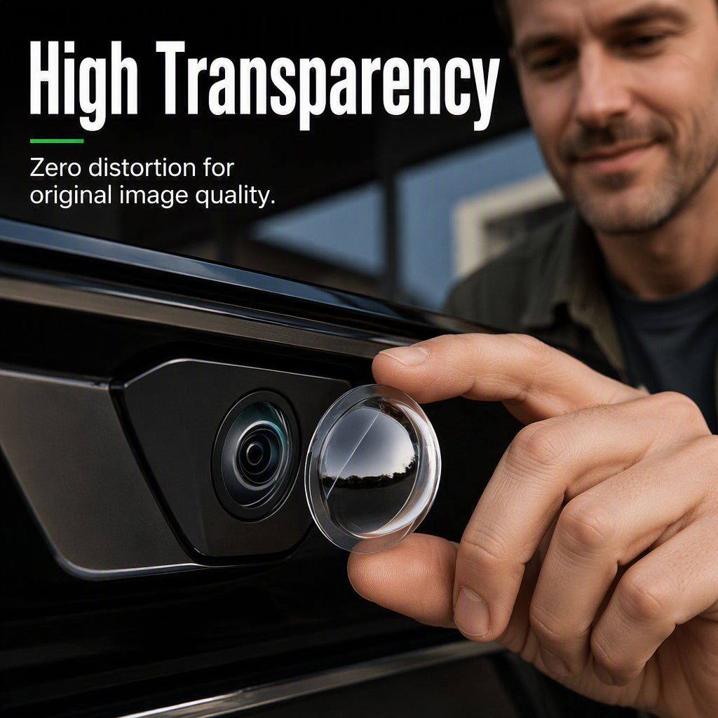 🥳2026 HOT SALE🥳💞50K+ SOLD! 🚗📷 50% OFF! Clear Car Camera Lens Cover – high-transparency acrylic, water-repellent, protects lens from dirt & scratches. Keep your reversing view clear! 🛡️✅