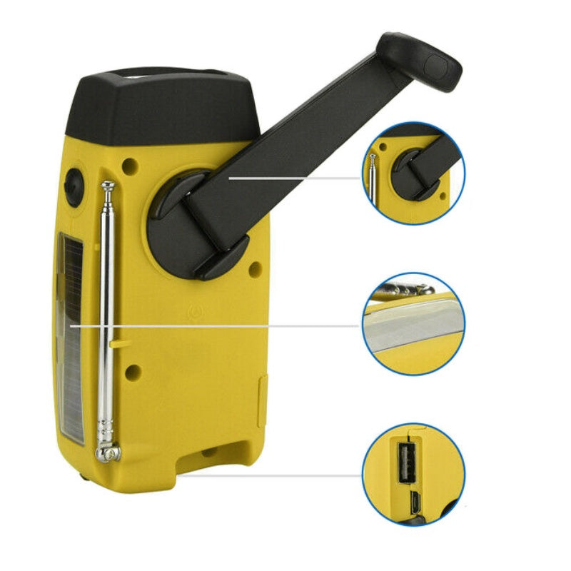 🥳2026 HOT SALE🥳💞50K+ SOLD! ☀️📻 50% OFF! Solar Emergency Radio – hand crank, solar & USB charging, LED flashlight, AM/FM/NOAA, 600mAh power bank, IPX3. Stay connected in any crisis! 🛡️✅