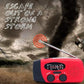🥳2026 HOT SALE🥳💞50K+ SOLD! ☀️📻 50% OFF! Solar Emergency Radio – hand crank, solar & USB charging, LED flashlight, AM/FM/NOAA, 600mAh power bank, IPX3. Stay connected in any crisis! 🛡️✅
