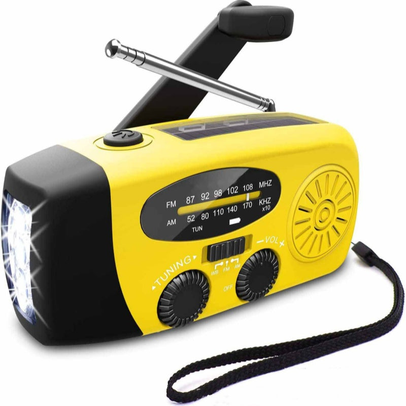 🥳2026 HOT SALE🥳💞50K+ SOLD! ☀️📻 50% OFF! Solar Emergency Radio – hand crank, solar & USB charging, LED flashlight, AM/FM/NOAA, 600mAh power bank, IPX3. Stay connected in any crisis! 🛡️✅