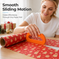 🥳2026 HOT SALE🥳💞50K+ SOLD! 🎁✂️ 50% OFF! Portable Wrapping Paper Cutter – built-in blade slides smooth & straight, no jagged edges. Compact 12cm, safe & easy! 🛡️✅