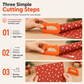🥳2026 HOT SALE🥳💞50K+ SOLD! 🎁✂️ 50% OFF! Portable Wrapping Paper Cutter – built-in blade slides smooth & straight, no jagged edges. Compact 12cm, safe & easy! 🛡️✅