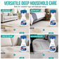 🥳2026 HOT SALE🥳💞50K+ SOLD! 🧽🛋️ 50% OFF! Waterless Fabric and Carpet Cleaner – no-rinse foam deep cleans rugs & sofas, removes stains & odours. Dual-action brush, just squeeze, scrub & wipe! ✨✅