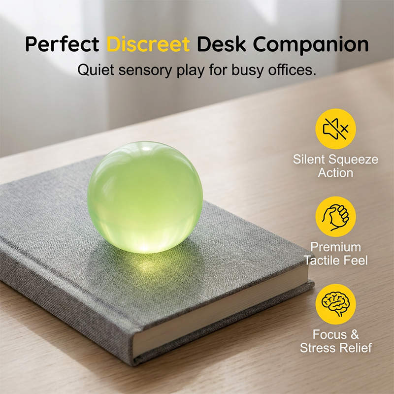 🥳2026 HOT SALE🥳💞50K+ SOLD! ✨💆 50% OFF! Stress Relief Squishy Toy Ball – ultra-soft jelly texture, slow rebound, instant calm. Perfect desk fidget for anxiety relief! 🖐️✅