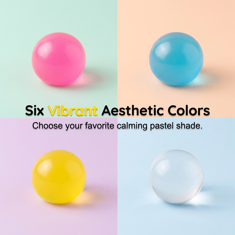 🥳2026 HOT SALE🥳💞50K+ SOLD! ✨💆 50% OFF! Stress Relief Squishy Toy Ball – ultra-soft jelly texture, slow rebound, instant calm. Perfect desk fidget for anxiety relief! 🖐️✅
